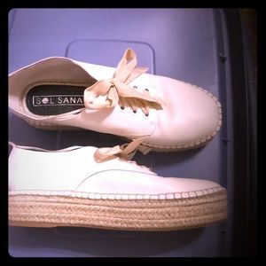 Sol Sana platform leather espadrilles